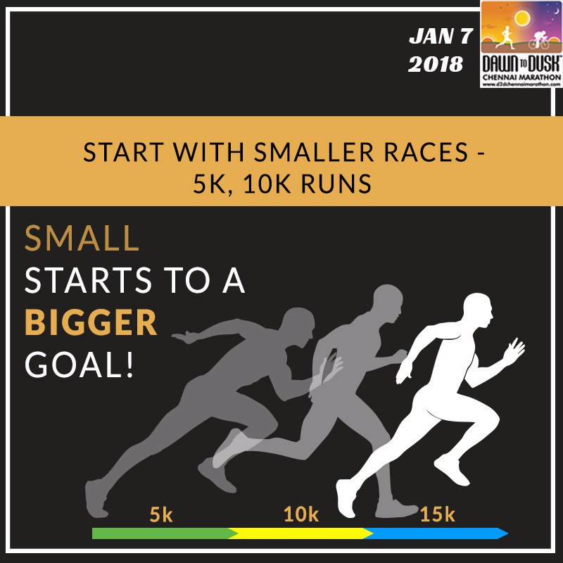 D2DMarathon's tweet photo. #Marathontraining tip alert! Start with a smaller race and slowly progress to a half or full marathon! Run and pedal for a cause. Register at https://t.co/doV4LP8d58 
#D2DMarathon2018 #runtoinspire #iloverunning #ilovecycling #D2D https://t.co/ABqcaUZ6UG
