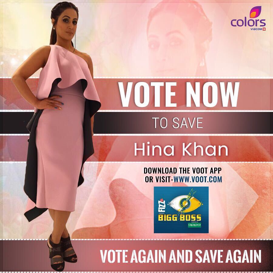 vishutripathi85's tweet photo. It's humble request from my cutiiess @Itzme_Kanchi09 @rohan4747 Download the voot app and vote for our lovely @eyehinakhan di 😊 All the best! #VoteOnVoot #VoteAgainAndSaveAgain https://t.co/lCgNPAWz01 https://t.co/UmTRLIgylT
