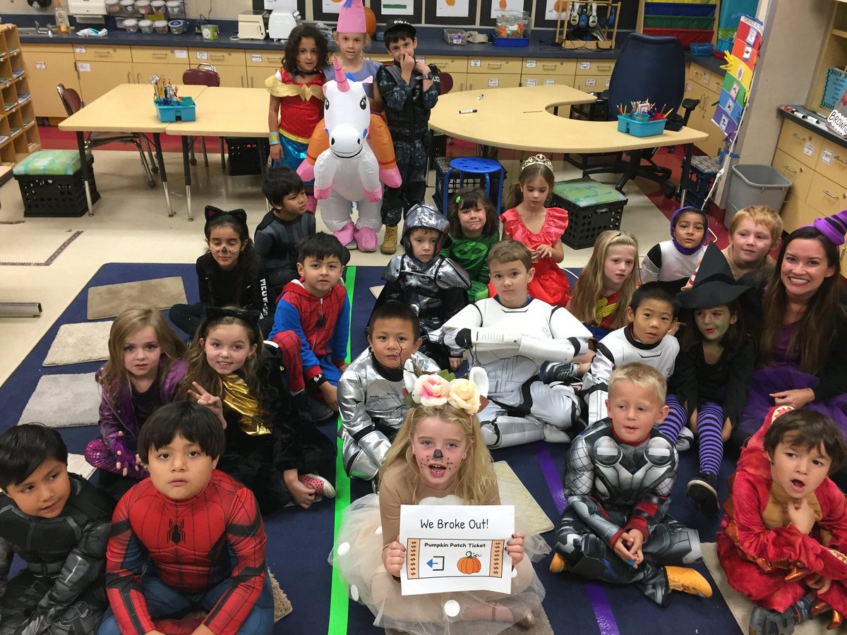 fitzemiassen's tweet photo. A little late but...Kindergarteners can break out too! #lvusd #kindergarten #breakoutedu https://t.co/ujC4FF4QCW