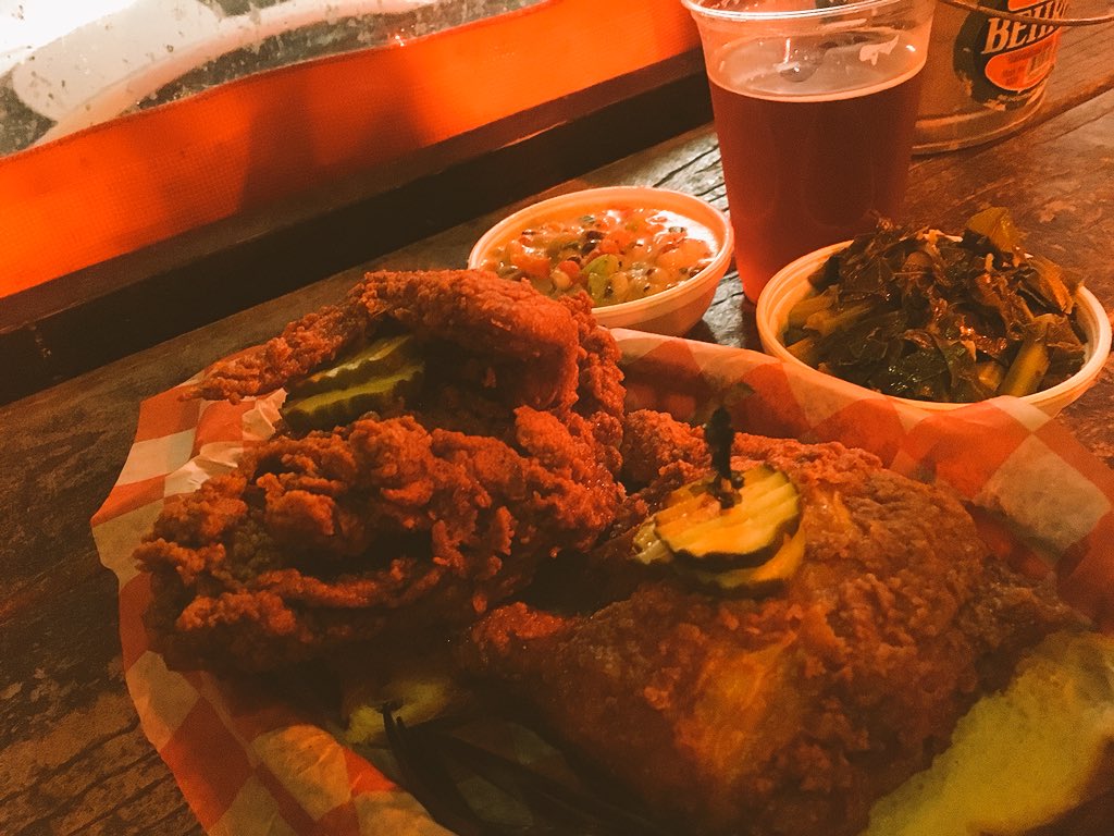 CreamOfWheaty's tweet photo. @4beastofburden @donkeyfun Ah yes! And when you’re on top, you treat yourself to some #HotChicken at @HattieBs https://t.co/Fgn3XuY9cz