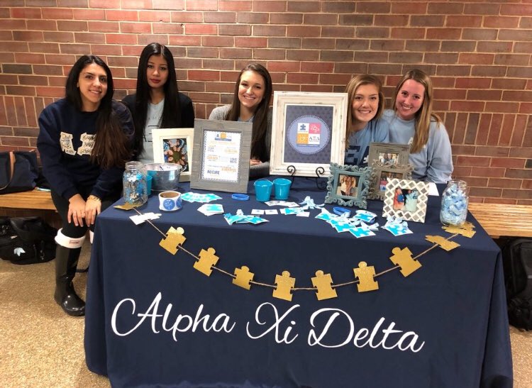 We loved telling everyone about Autism Speaks today!