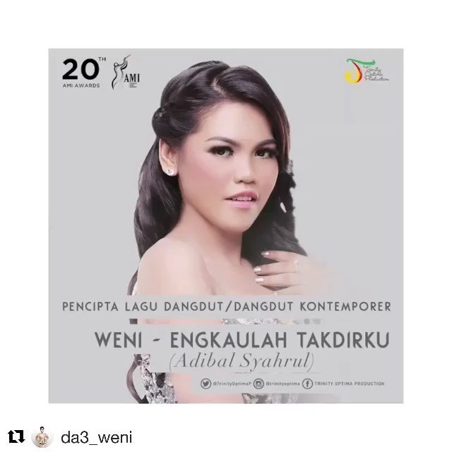 adibalmusic's tweet photo. alhamdulillah...Congrat ya adikku Weny @Repost @da3_weni ใปใปใป Mohon doanya teman2... @stream_entertainment ๐ค๐ค๐ค #WENISTAR #lelahmencintaimu #streamentertainment https://t.co/WeRkBBuyHQ https://t.co/htMucEnAWu