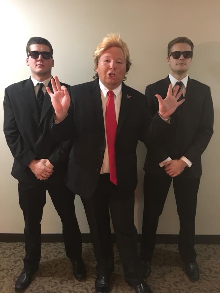 Shout out to the the runner up, @MoleKusgrove and his security team for his hilarious President Trump impression👌🏻🇺🇸