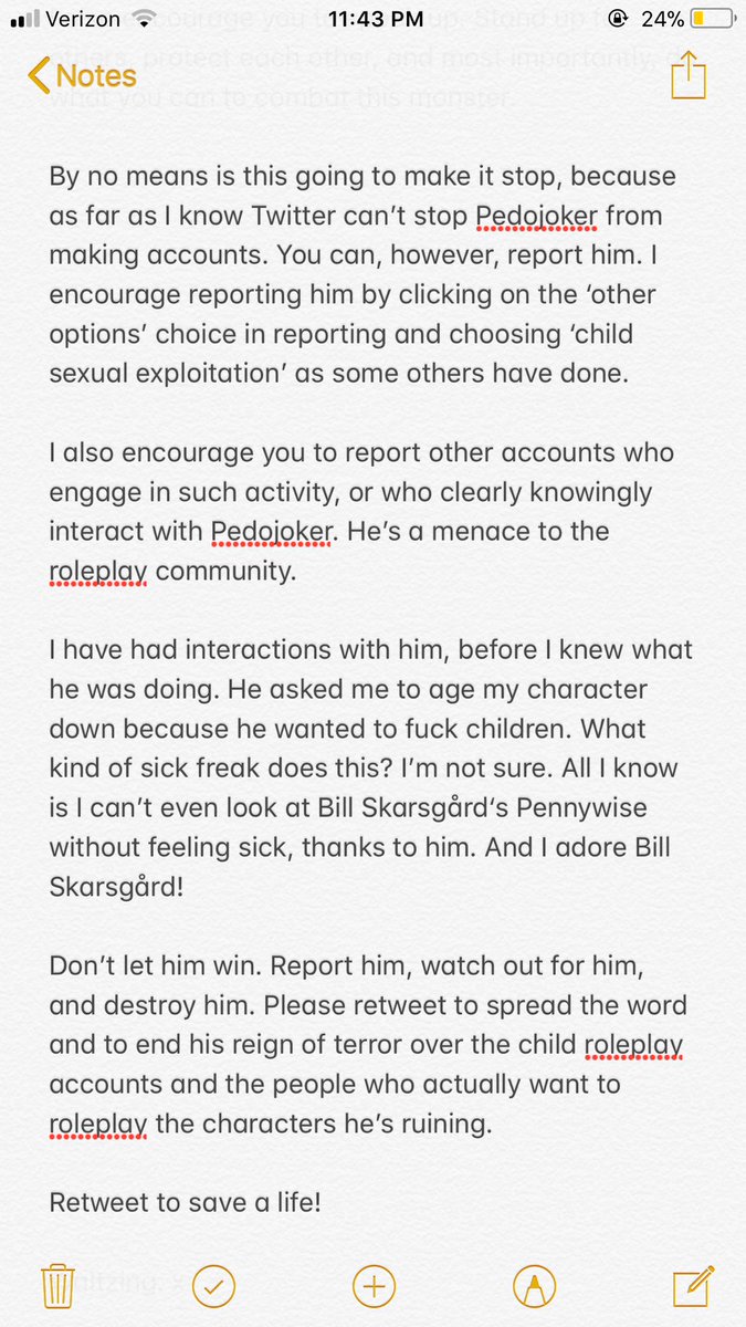 littlemisswaltz's tweet image. 🚨 VERY IMPORTANT PSA TO THE ROLEPLAYING COMMUNITY 🚨

PLEASE RETWEET AND ACT ON IT.