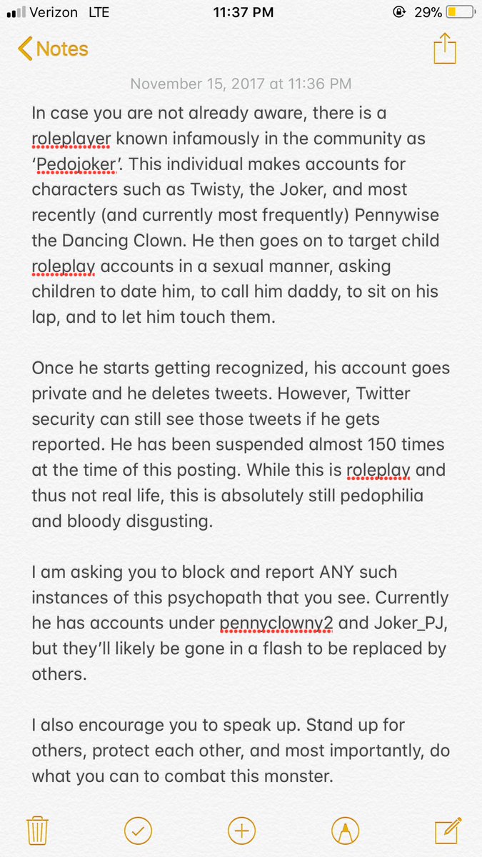 littlemisswaltz's tweet image. 🚨 VERY IMPORTANT PSA TO THE ROLEPLAYING COMMUNITY 🚨

PLEASE RETWEET AND ACT ON IT.