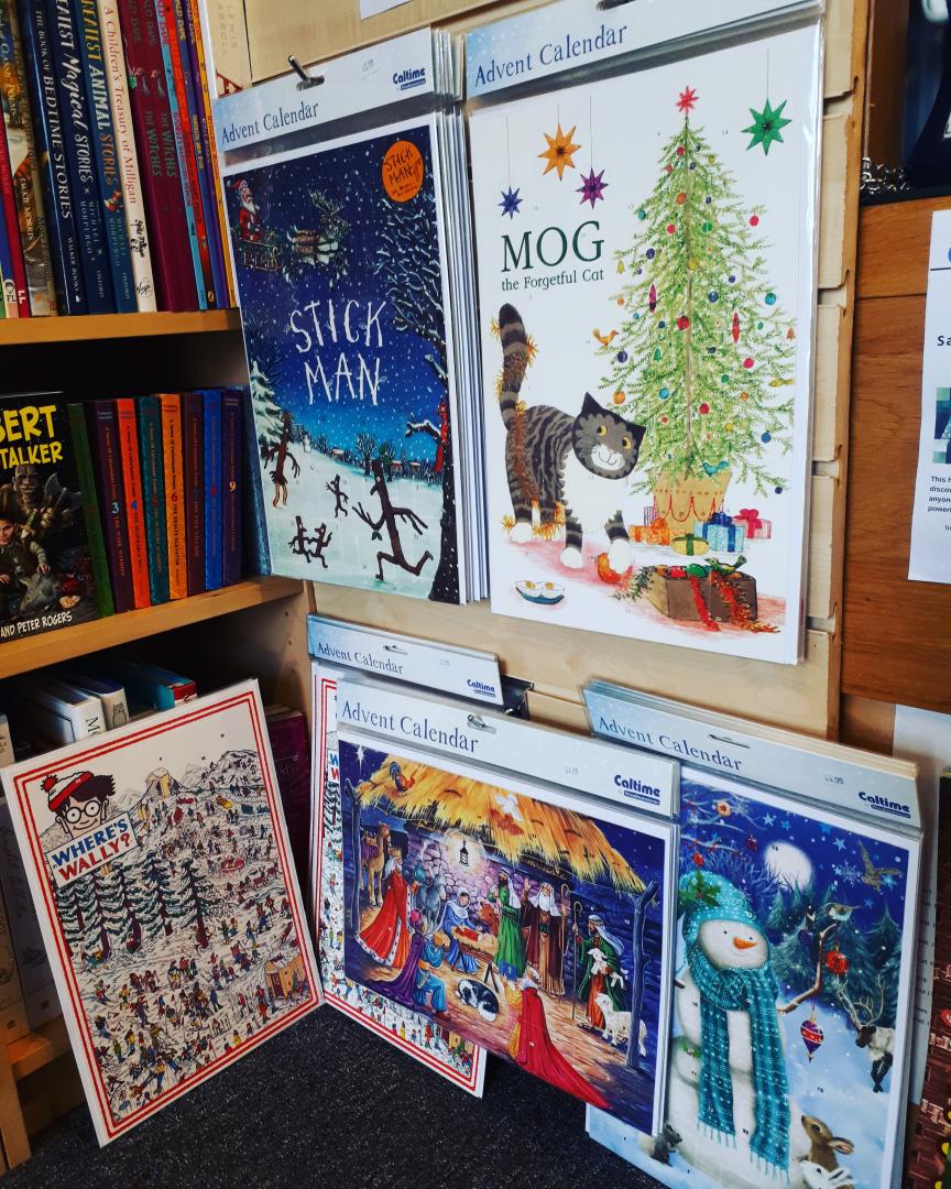 ChingfordBooks's tweet photo. Traditional Advent Calendars available here.... including Where's Wally?, Stickman and Mog The Forgetful Cat 👀

#PopToTheShop #Chingford #JosBookshop #ShopSmallWhereYouCan #MagicOfTheBookshop #Independent #LocalShops ❤📚❤📚 https://t.co/8hUR4Q0pAz