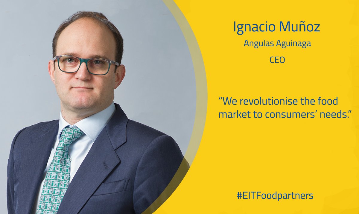 “We revolutionise the #foodmarket to #consumers’ needs,” claims Ignacio Muñoz, CEO <a href="/GrupoAAguinaga/">Angulas Aguinaga</a> #EITFoodpartner #Foodinnovation #biotech #foodtech #EUinnovation