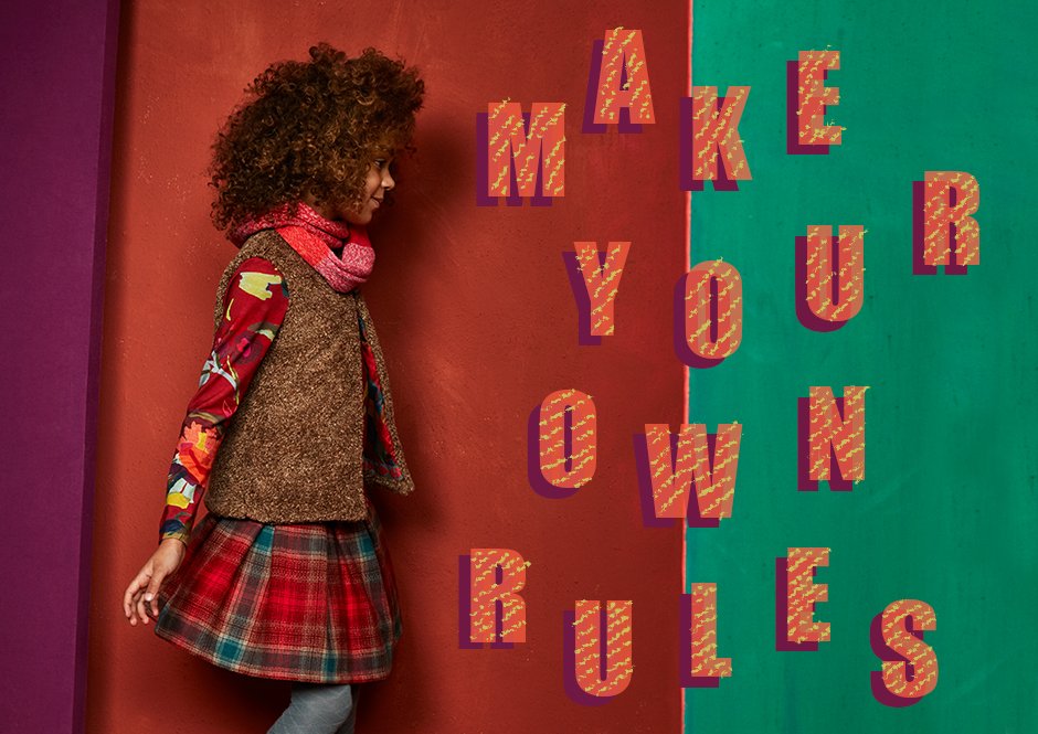 Make-up your own rules and mix printed styles all the way through winter - just the way you like!