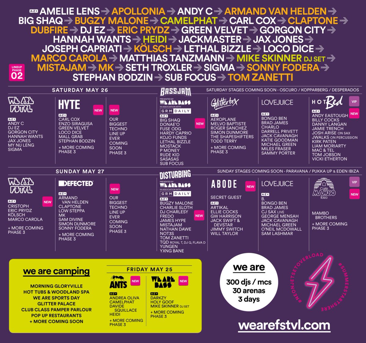 WeAreLoveJuice's tweet image. We are back at @wearefstvl in 2018! Buzzing.