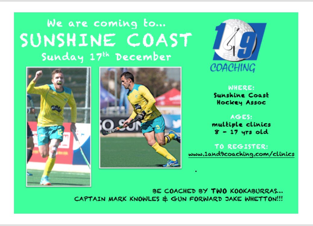 1and9Coaching's tweet photo. Cannot wait, Sunshine Coast area we are coming on 17 Dec!  @whetty12 &amp; @knowlesy09 for the afternoon 
https://t.co/XdA9Ojs509 to register https://t.co/Rgz4M32xWY