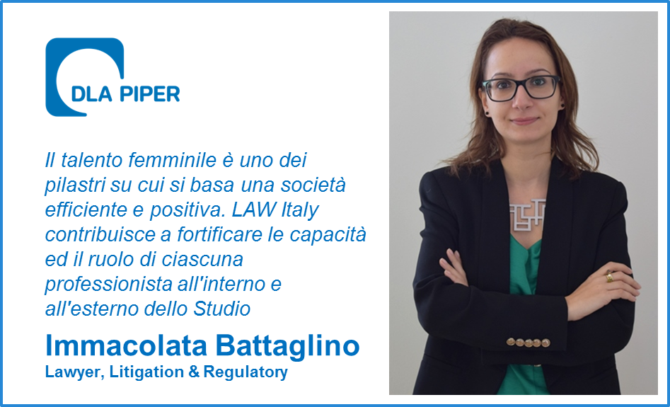 DLA_Piper_Italy's tweet photo. Immacolata Battaglino per #LAWItaly - #Leadership Alliance for #Women @DLA_Piper_Italy https://t.co/R679u5fPpw