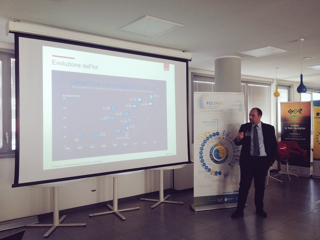 NewSImpresa's tweet photo. #Mrdcompany a #IBE2017. L'azienda spiega l'#IoT: #evoluzione e correzioni di rotta dopo 15 anni di #applicazioni sul campo https://t.co/CzhoMmCJ9k