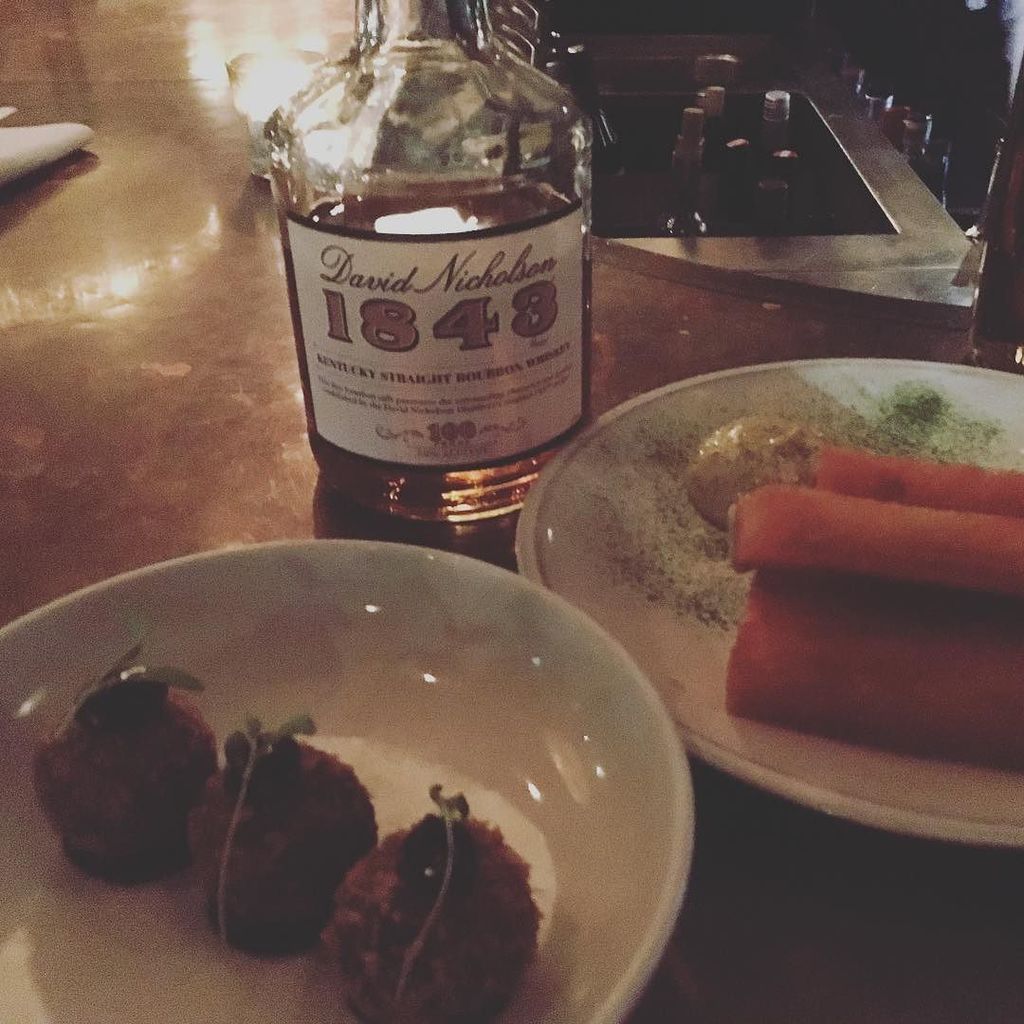 WoolfSungBrands's tweet photo. We went down to @jamiesfifteen to do a we tasting and were lucky enough to try a few dishes. The @luxrowdistillers #DavidNicholson 1843 paired beautifully with the Beef rib croquettes #whiskey #bourbon #foodporn #meat #tastings #bars #london #mixology #beef https://t.co/bkI2wOxVQ2