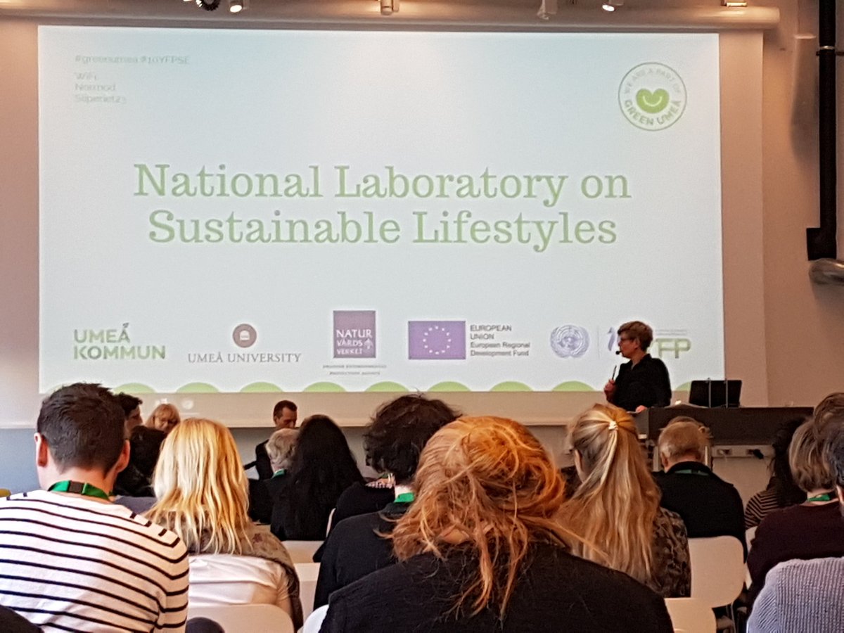 Final panel, inspiring days. Was great to participate, present and interact with such great community! #10ysp #greenumea #sustainability #climatechange