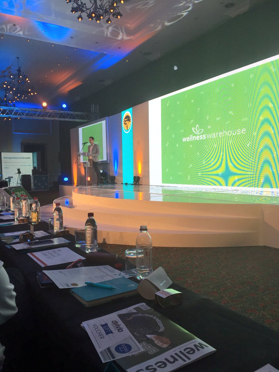 Simon Alston speaking about creating a business that attracts investments, with some focus on Wellness #FNBFLS
