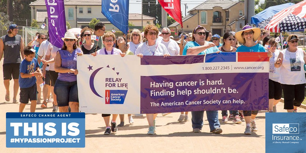 Safecoinsurance's tweet photo. Taking steps for a cure. A Pasadena agency raises thousands in the American Cancer Society Relay for Life:  https://t.co/IjY7bTPHoy https://t.co/oPqBRCyZPE