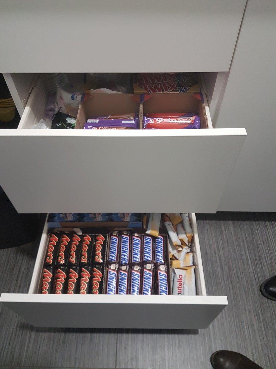 Sadržaj pojedinih ladica u našoj kuhinji je… sladak ;)