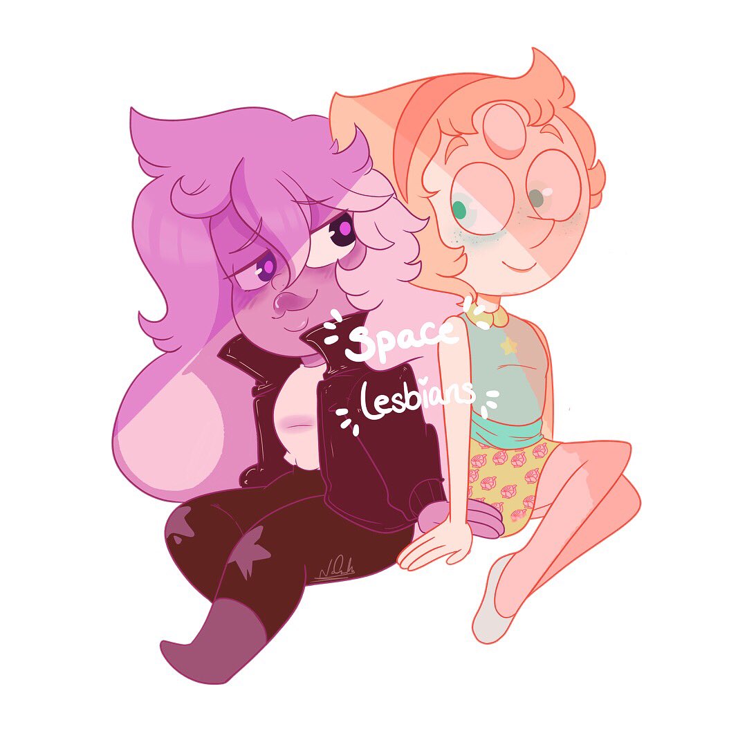 poi_trash's tweet photo. 🎆Space Lesbians🎆
#StevenUniverse #pearlmethyst #poipoiart #pearl #amethyst #LGBT https://t.co/BqWUK8c2BK