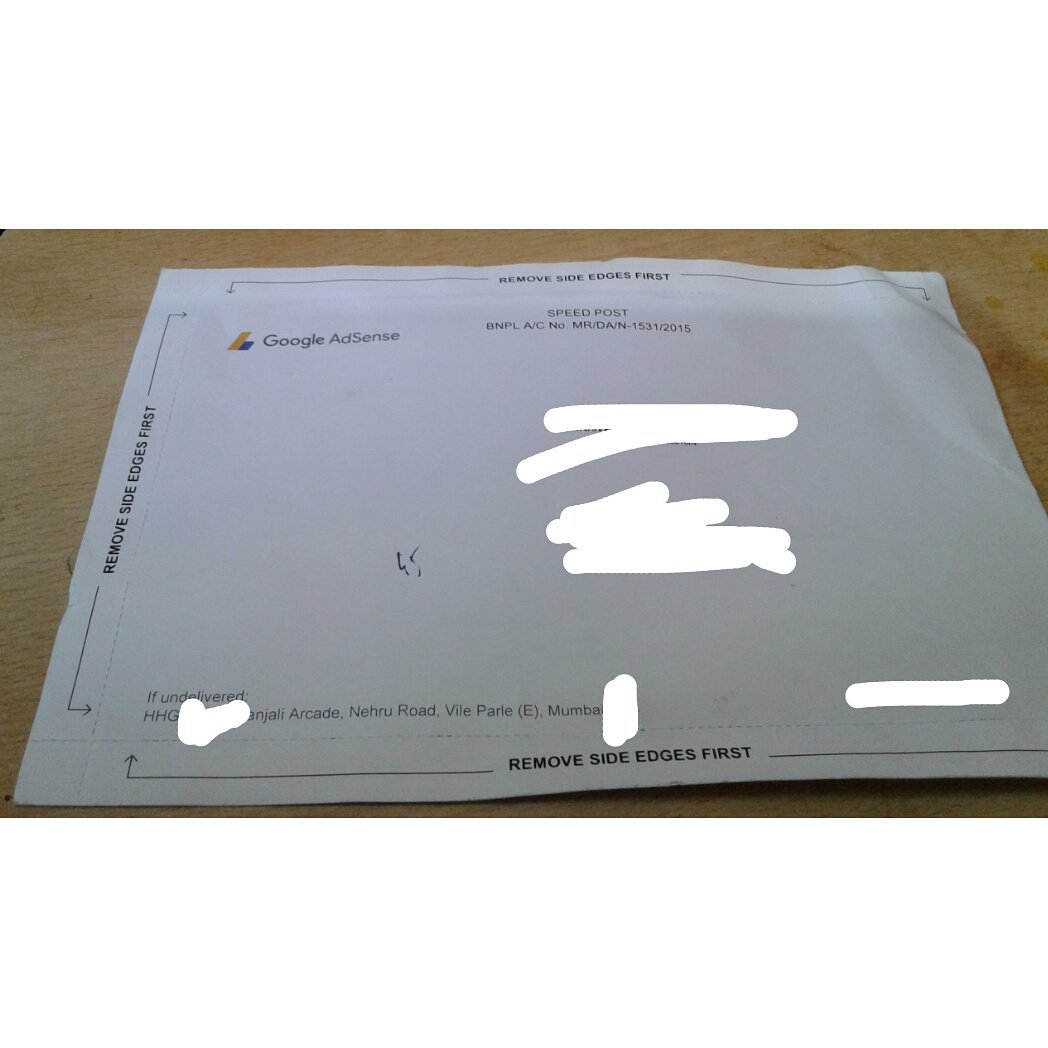 technogj's tweet photo. I got my Google AdSense verification pin in this #technogj #adsenseverification https://t.co/ZtRw1Ikjdm