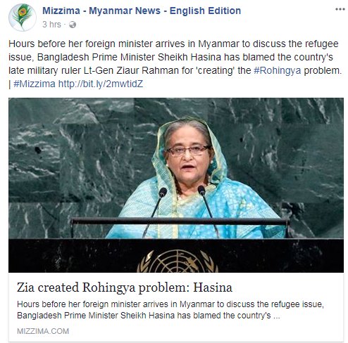 Naing tun (@naingtun_myan) on Twitter photo Bangladesh PM blame her late President Lt.Gen Ziaur for #Rohingya problem! <a href="/ZawHtayMyanmar/">Zaw Htay</a> <a href="/ABC/">ABC News</a> <a href="/MayWongCNA/">May Wong</a> <a href="/ChannelNewsAsia/">CNA</a> <a href="/matthewfsmith/">Matthew Smith</a> <a href="/antonioguterres/">António Guterres</a> <a href="/cincdsmyanmar/">cincds</a> <a href="/CNN/">CNN</a> <a href="/BBCWorld/">BBC News (World)</a> Bangladesh PM blame her late President Lt.Gen Ziaur for #Rohingya problem! <a href="/ZawHtayMyanmar/">Zaw Htay</a> <a href="/ABC/">ABC News</a> <a href="/MayWongCNA/">May Wong</a> <a href="/ChannelNewsAsia/">CNA</a> <a href="/matthewfsmith/">Matthew Smith</a> <a href="/antonioguterres/">António Guterres</a> <a href="/cincdsmyanmar/">cincds</a> <a href="/CNN/">CNN</a> <a href="/BBCWorld/">BBC News (World)</a>