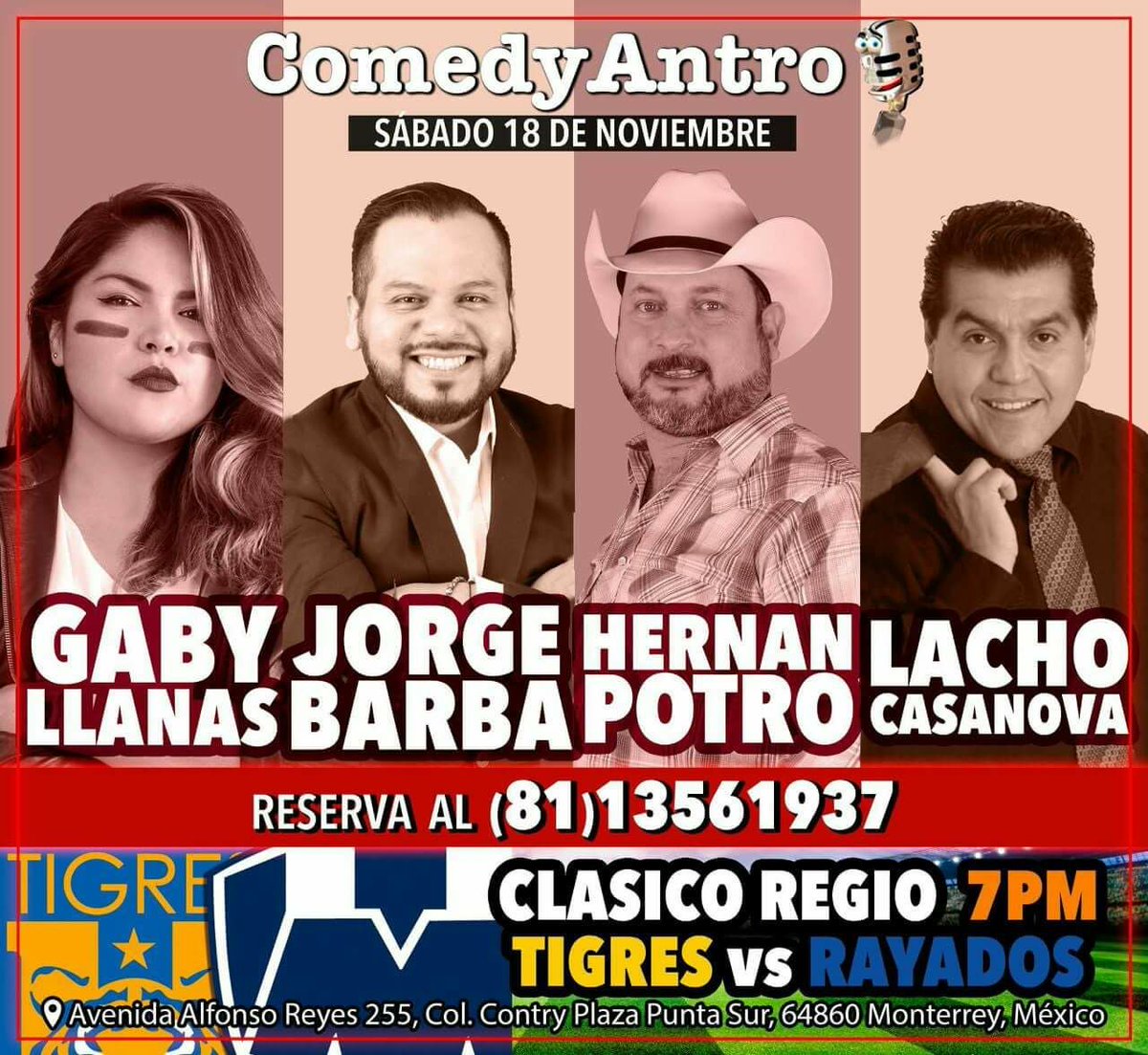 hernanprieto45's tweet photo. Clásico y Comedia

No se lo pierdan hay cortesías..... https://t.co/tYLDa3jCVx