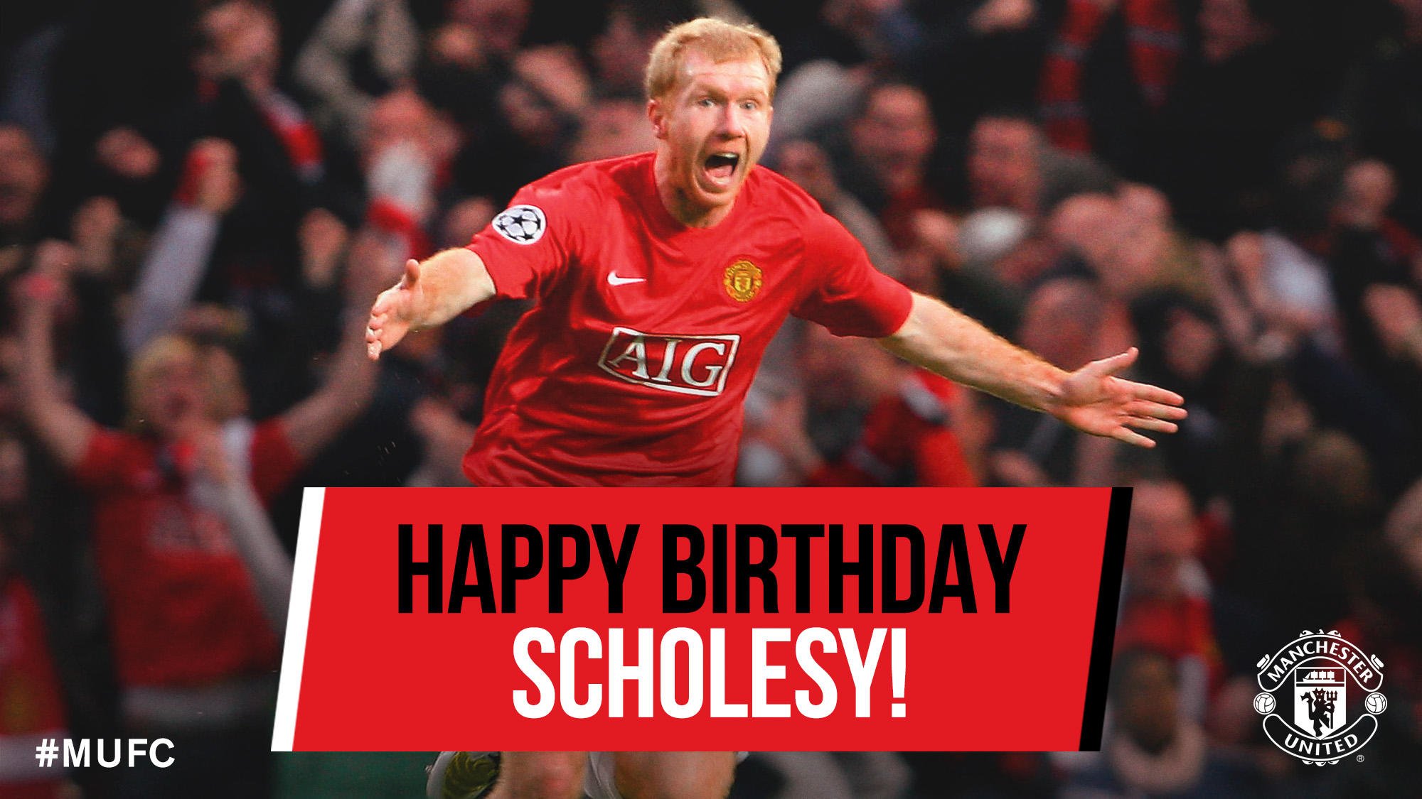 Happy 43rd Birthday Paul Scholes! 