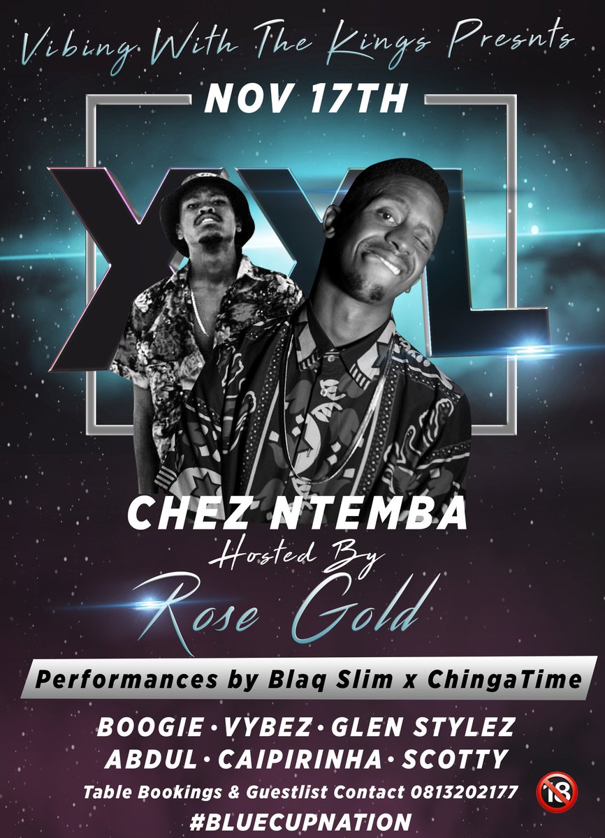 RealestRoseGold's tweet photo. Less than a day away till the main event #XXL17NOV #BlueCupNation #InChezWeTrust https://t.co/A1Zvv3JwUw