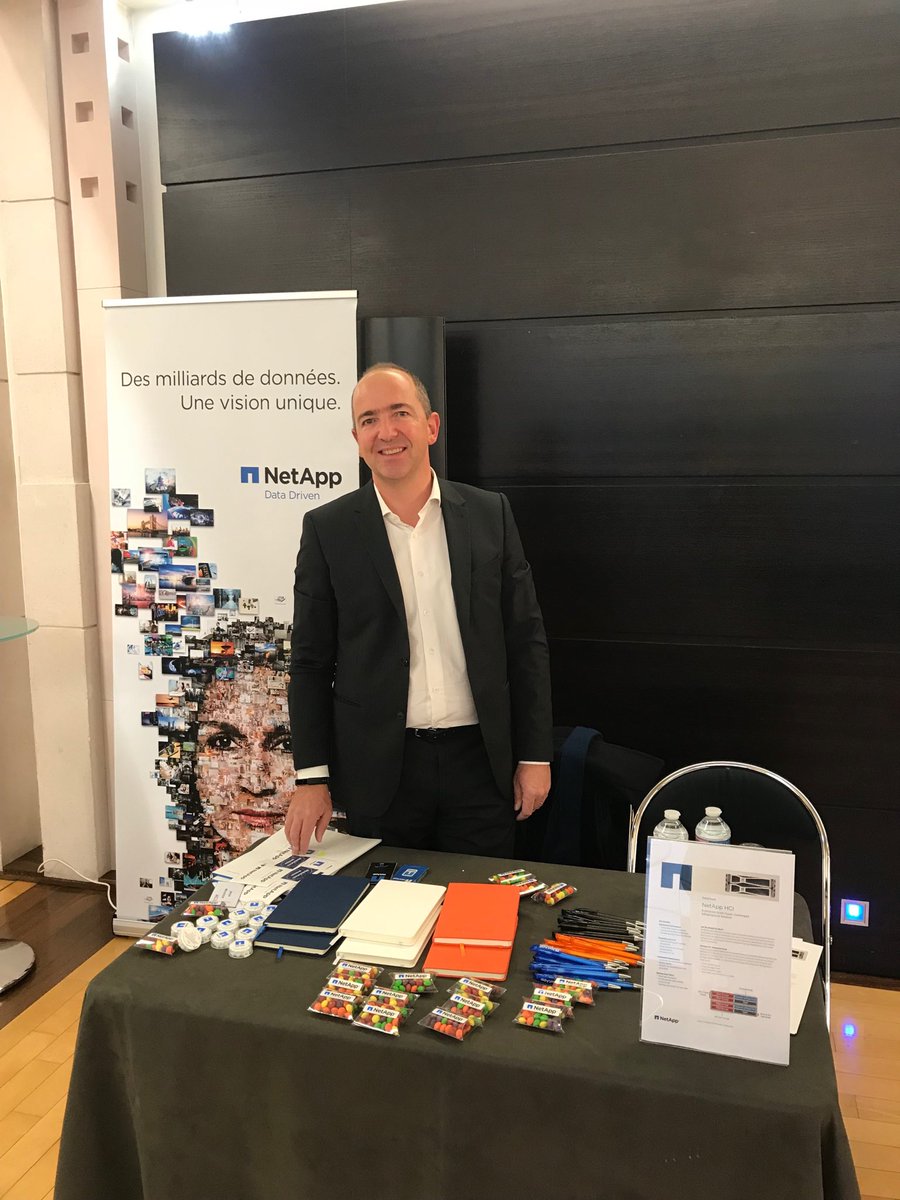 Fin prêt pour #IT tour à #Nantes #NetAppFrance