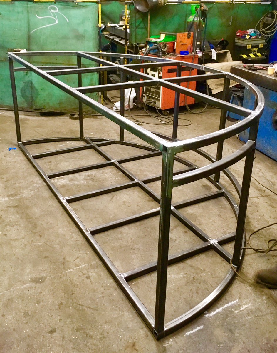 Grail_Eng's tweet image. Can you guess what it is ?!?!?! Lovely SHS box fabrication #boxsection #fabrication #rolled #weld #mildsteel #frame #engineering #design