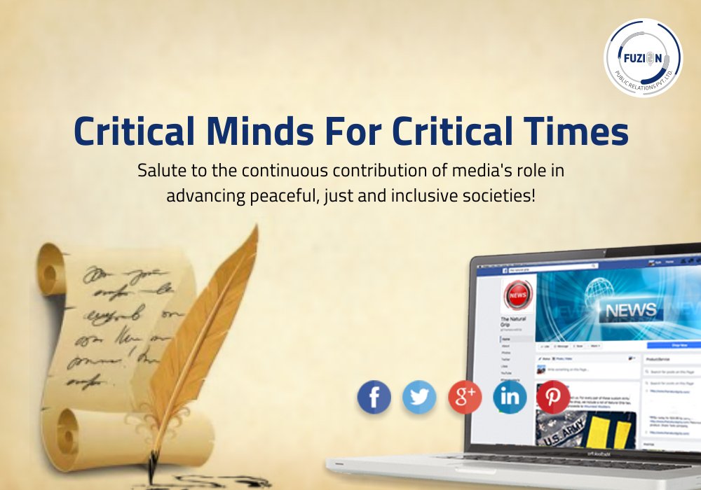 PRFuzion's tweet photo. #NationalPressDay, symbolic of a #free and #responsible #press in India. This was the day on which the #PressCouncil of India started functioning as a #moral #watchdog. #Media #Journalism #FourthPillar #Power #Words #Communications #RegionalCommunication #RegionalPR #FuzionPR https://t.co/b0bXfibENq