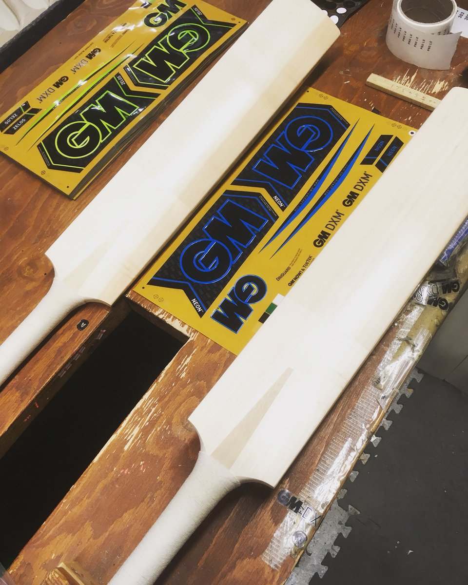 Gm Cricket On Twitter A New Of Bats For Danevilas Being A New Of Bats For Danevilas Being Finished Off And Sent To Opalsport View More On The Neon Below