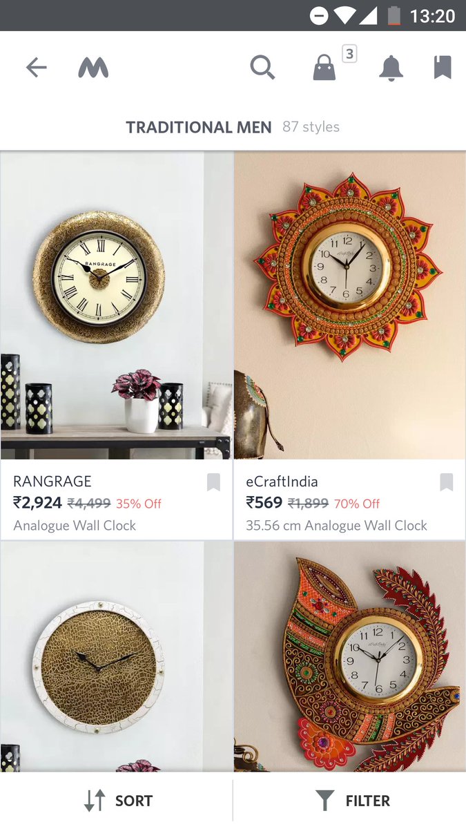 nashatwork's tweet photo. Traditional Men = Clocks 🤔
#productdesign #stupidux @myntra https://t.co/L5LnjxklO0