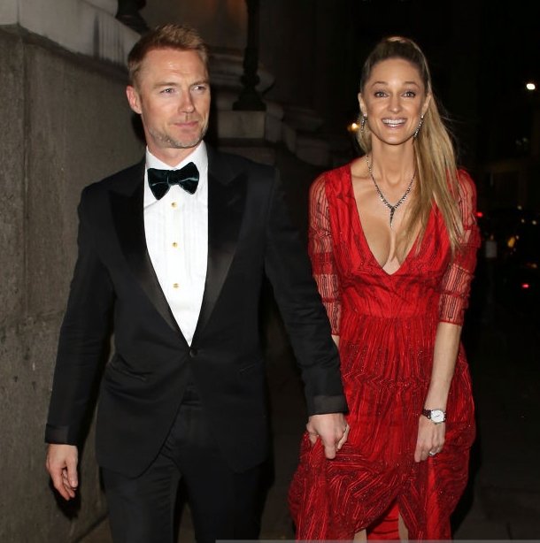 mercedesgirl69's tweet photo. More captures of the gorgeous #MrAndMrsKeating @ronanofficial and @Storm_Keating at last night's #LeopardAwards in London town, in aid of the Princes Trust - looking fabulous guys..👌💕x https://t.co/33kufAXGwL