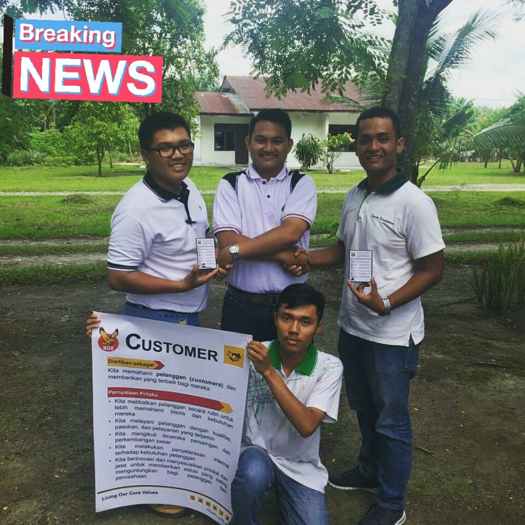 engdri_huang's tweet photo. Memahami dan Memberikan yang Terbaik bagi Pelanggan (Customer)..#TOPICC #CoreValueRGE #lifeatAA #ProudAA @Asian_Agri https://t.co/WLl0bzFVJg