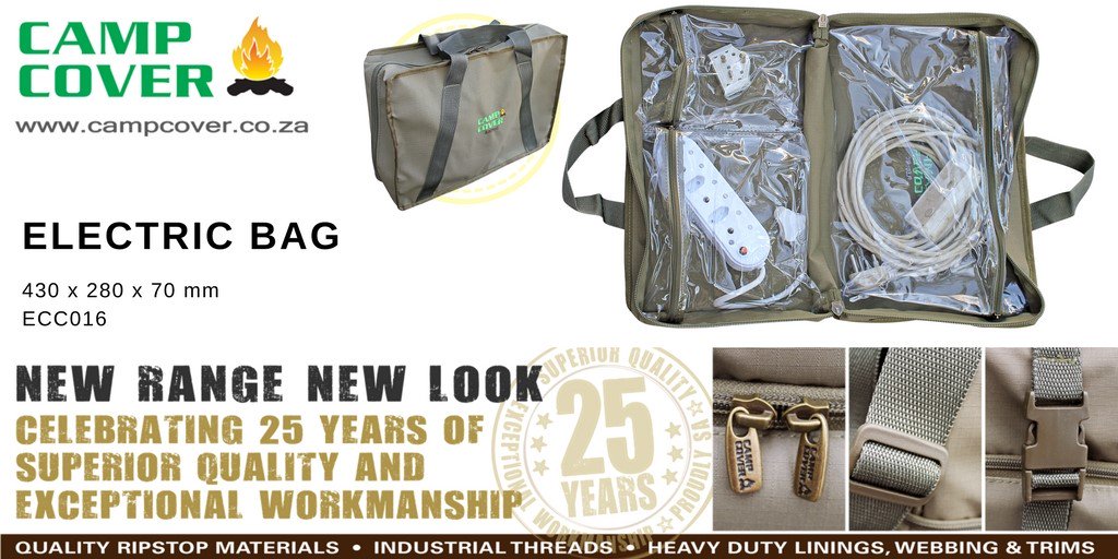 CampCoverZAR's tweet photo. A well-designed storage bag for organising electrical leads, extensions and light fittings. #campcover #canvasbags #camping #electric #lighting #electricalbag https://t.co/Ao7Vg79EIE
