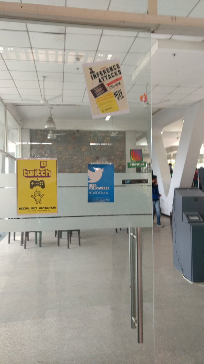 champagnepajee's tweet photo. Publicity on full swing.
#CSE648 #PSOSM #FriendsFarmer #Group4
@ponguru @kartikMathur97 @gureks @hemantrattey @AtulMathur12 https://t.co/tsDor1ZNY8