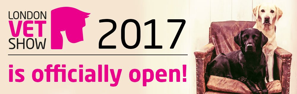 VetShow's tweet photo. The London Vet Show 2017 is officially open! #VetShow https://t.co/V3K7hsILaQ