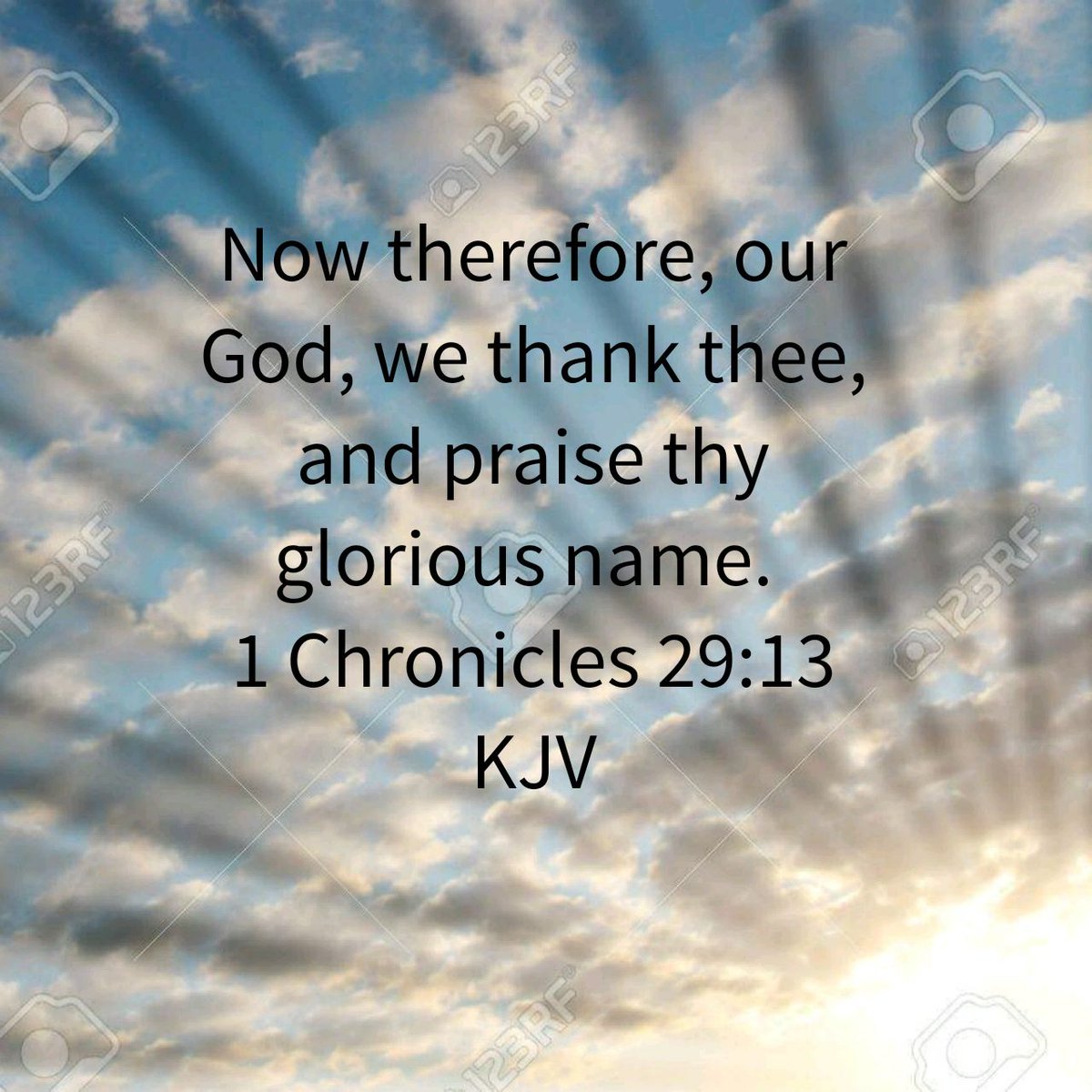 christiangaming's tweet photo. Now therefore, our God, we thank thee, and praise thy glorious name.
1 Chronicles 29:13 https://t.co/kOohbPHCbK