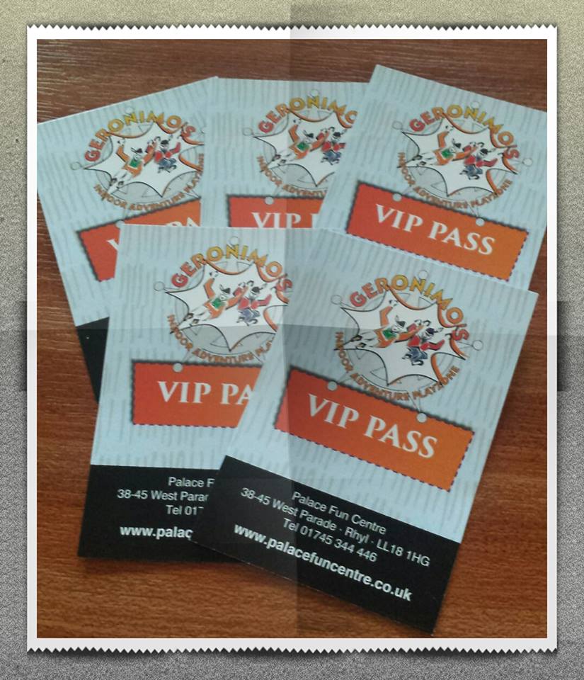 rhyl_palacefun's tweet photo. Get 5 stamps in any one calender month & fill in your details on the back of the card. Please hand it in to a member of #Geronimos #cafe #staff to be in with a chance of #winning.
A fabulous #vip #pass for 2 children for a whole month in #geronimosrhyl up for grabs. #offer #draw https://t.co/LmYt4EfYHt