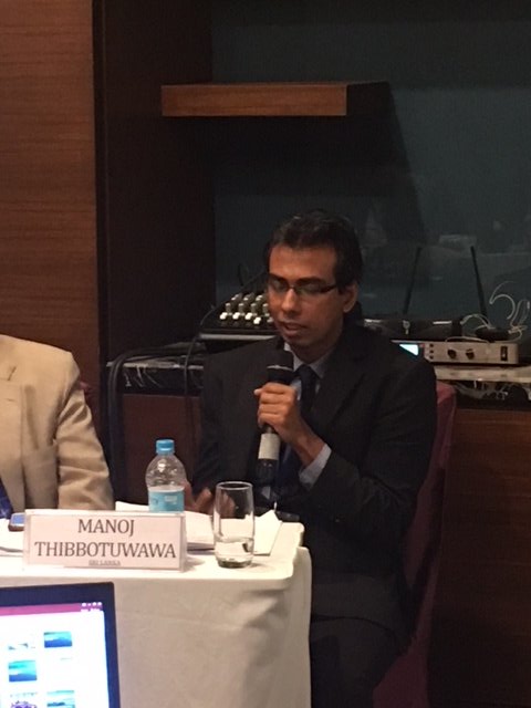 TalkEcon_IPS's tweet photo. IPS Research Fellow, @manojin911, spoke at the session on Regional Cooperation on Climate Change at the South Asian Economic Summit #SAESX https://t.co/SQ5Tz9kFLp