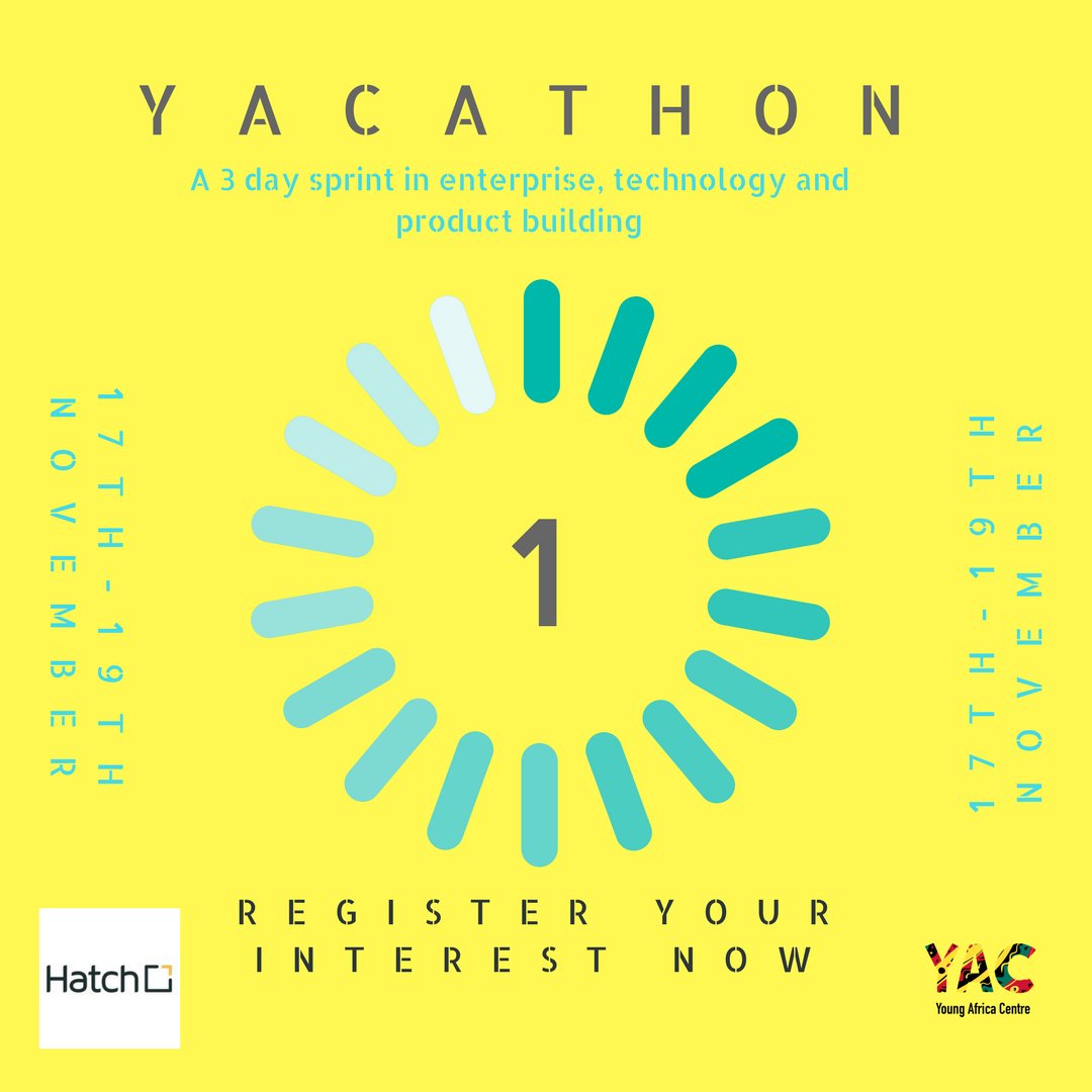 YG_AfricaCentre's tweet photo. Yooooo! 1 more day until our #YACATHON. Soooo excited!
Cannot wait to see #AfricanCaribbeans coming up with smart #socialtech ideas this weekend. Check out all the details below.
FINAL sign up for 18-25 yr olds today!
#ISSATHREAD https://t.co/S2J0wFBPNc https://t.co/eymaIeTsgz