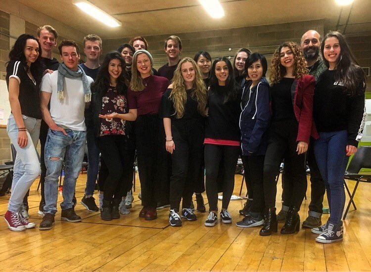 6 weeks gone, 15 monologues shot in 3 hours! Well done to FCA students <a href="/rosebruford/">Rose Bruford College</a> pictured here with me &amp; <a href="/louiseksalter/">Louise Kim Salter</a> in studio 12