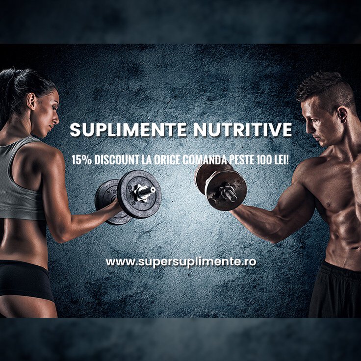 SuperSuplimente's tweet photo. Am dat startul la SUPER REDUCERI! #SUPLIMENTE #SPORTIVI💪
⏳🎉 COMANDA ACUM produsele dorite pe https://t.co/w12kXV9Nkp , foloseste codul➡️ super15⬅️ si primesti 15% discount la orice comanda mai mare de 100 lei! https://t.co/avRo9N2whm