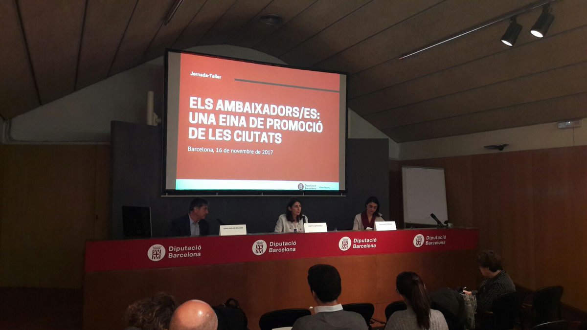 Oriol_Valles's tweet photo. Els ambaixadors: una eina de promoció de les ciutats, avui a #InternacionalDiba via @diba https://t.co/GXH48KJi7K