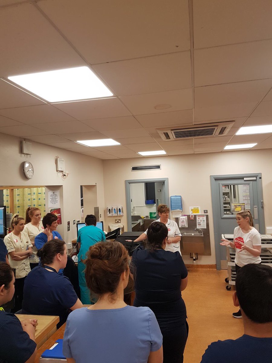 <a href="/FITTBeaumont/">FITT Beaumont</a> educating ED staff on #pressure relieving in <a href="/Beaumont_Dublin/">Beaumont Hospital</a> organised by #TissueViabilityLinkNurse <a href="/conaty_laura/">Laura Conaty</a> on #StopPUday2017