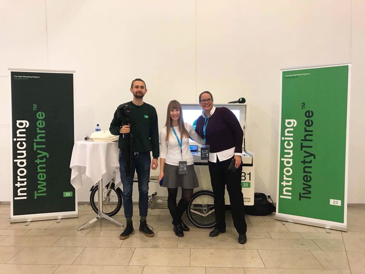 TwentyThree's tweet photo. We are at @DigitalCPH today! Come say hi ๐ #DigitalCPH #VideoMarketing https://t.co/jblPC29y0F