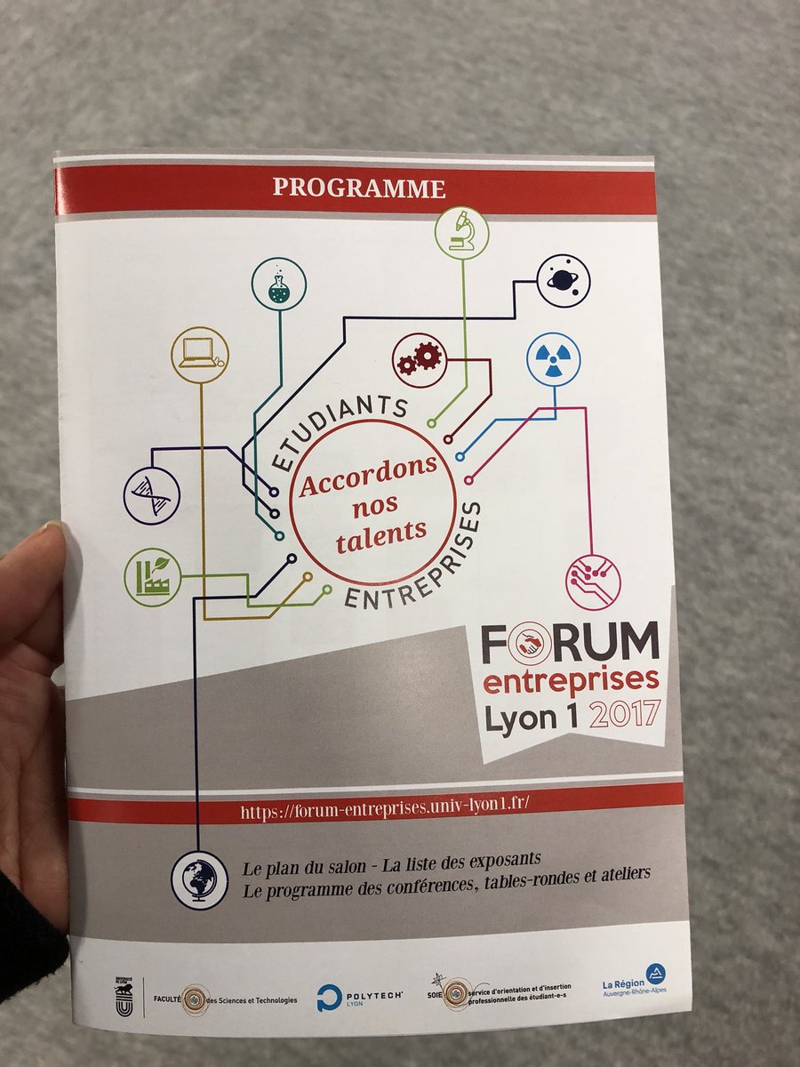 SarahRakotoary's tweet photo. Au #forumdesentreprises @UnivLyon1 @LicenceProDist https://t.co/LZdRgjJGnF