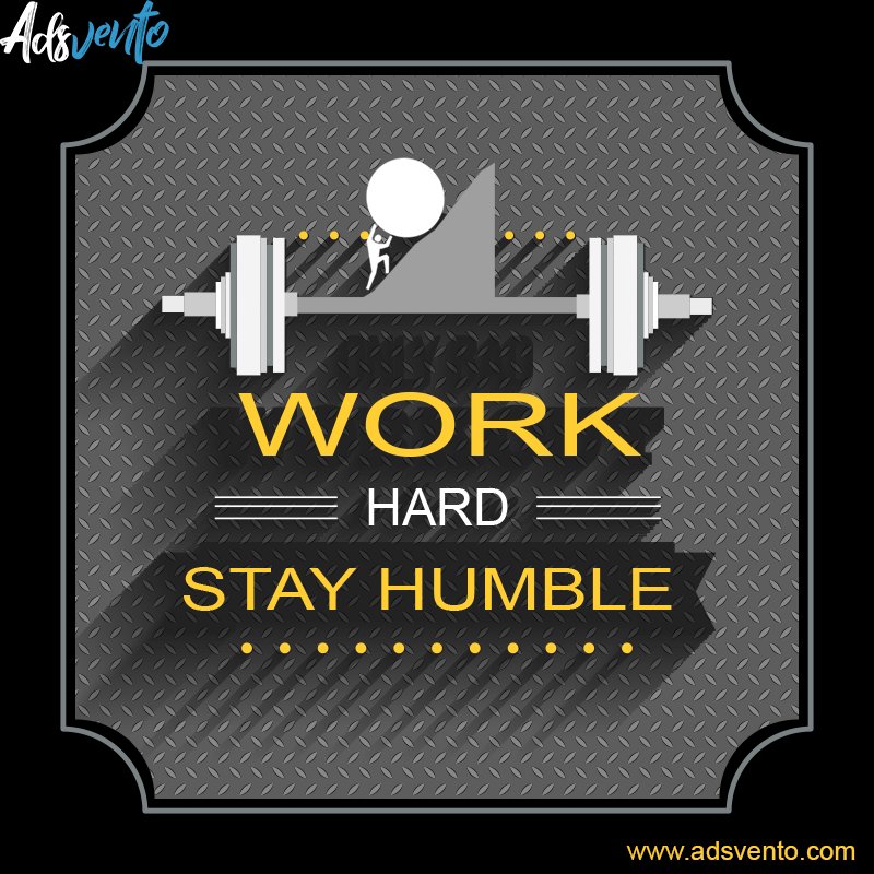 AdsVento's tweet photo. Work hard, Stay Humble
#Adsvento #business #growth #ThursdayMotivation https://t.co/FaMVUCxaEU
