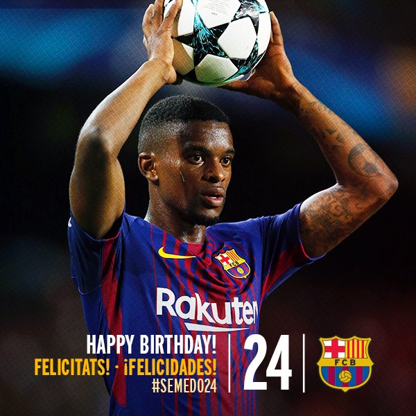 Joyeux Anniversaire Nelson Semedo Retweetez Pour Lui Souhaiter Et Envoyez Vos Messages Avec Le Hashtag Semedo24 Fc Barcelona Scoopnest Joyeux Anniversaire Nelson Semedo Retweetez Pour Lui Souhaiter Et Envoyez Vos Messages Avec Le Hashtag Semedo24 Fc Barcelona Scoopnest