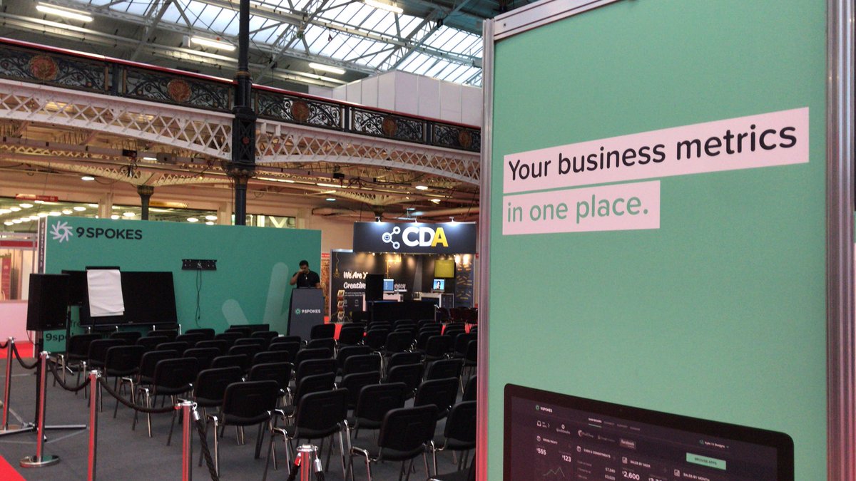 mattr's tweet photo. Final touches ahead of @thebusinessshow at Olympia. @team9spokes will be here in force to show you how @9Spokes can power YOUR business... See you there! https://t.co/j83h75khWy